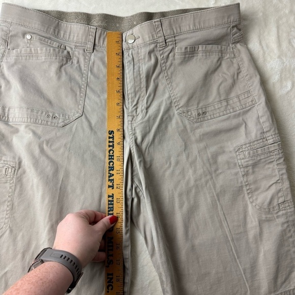 Gloria Vanderbilt Shorts Long 16 walking khaki adventure outdoor summer - Picture 4 of 8